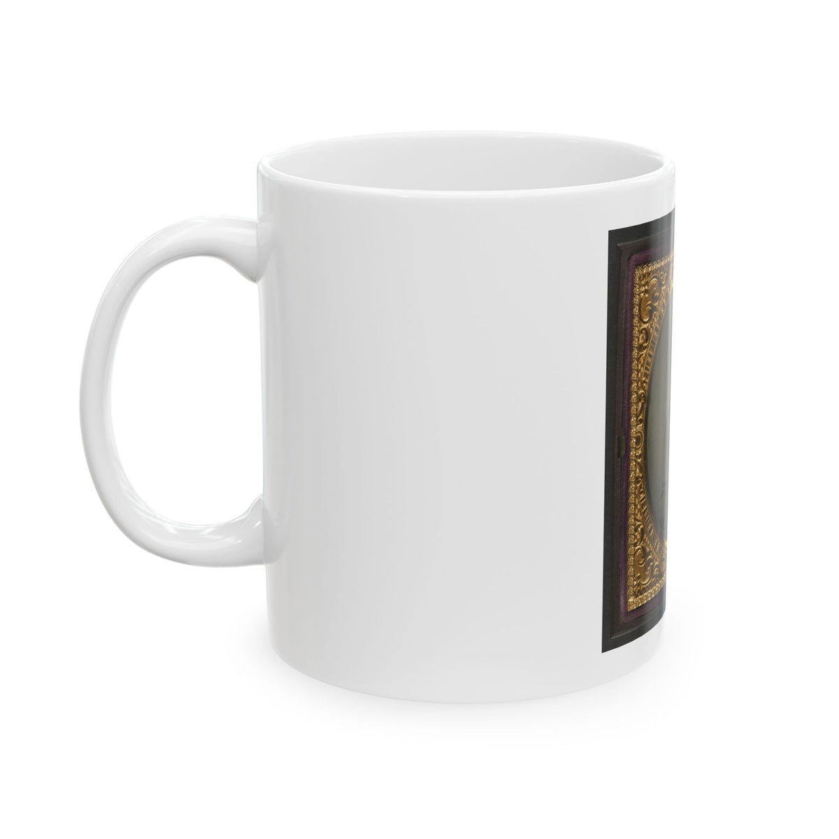 Unidentified Soldier In Confederate Shell Jacket (U.S. Civil War) White Coffee Mug
