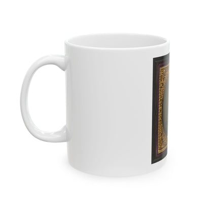Unidentified Soldier In Confederate Shell Jacket (U.S. Civil War) White Coffee Mug