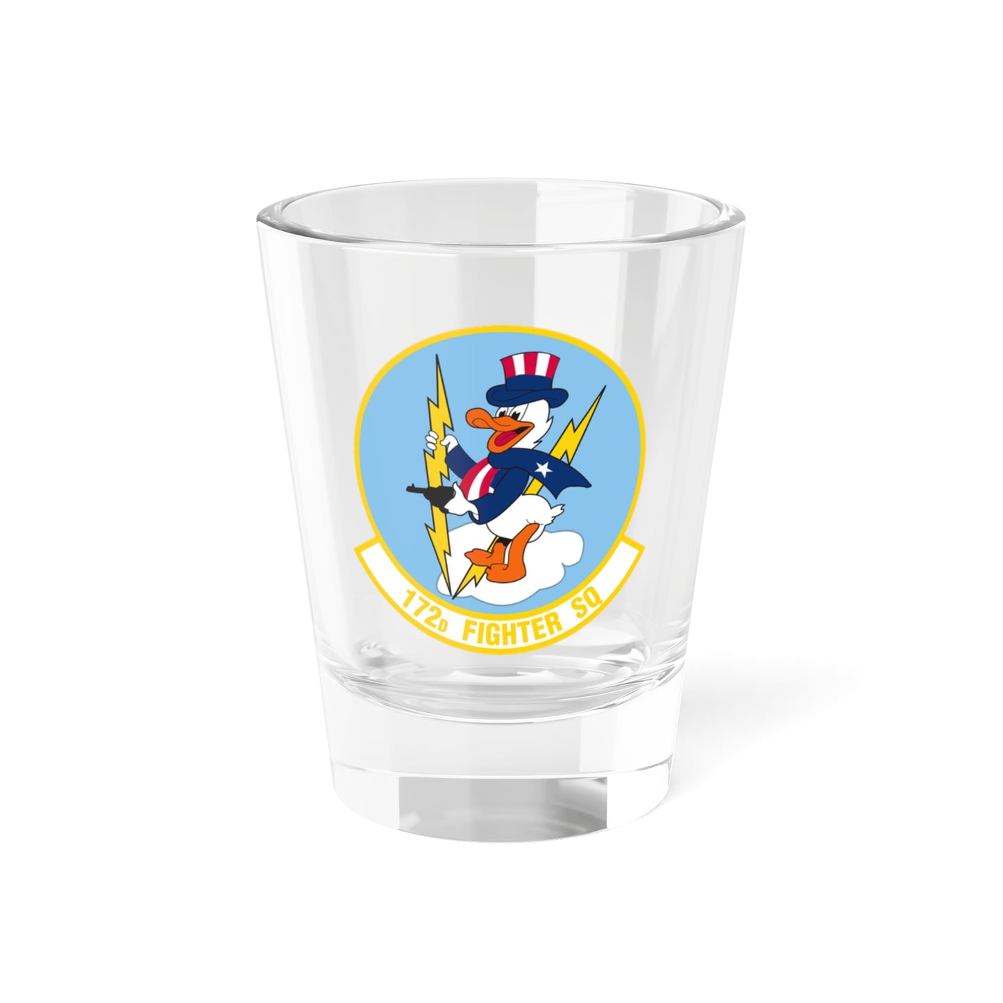 172 Fighter Squadron (U.S. Air Force) Shot Glass 1.5oz