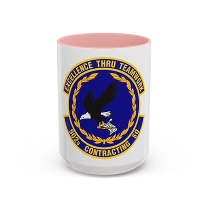 902d Contracting Squadron (U.S. Air Force) Accent Coffee Mug