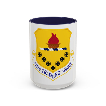 517 Training Group AETC (U.S. Air Force) Accent Coffee Mug