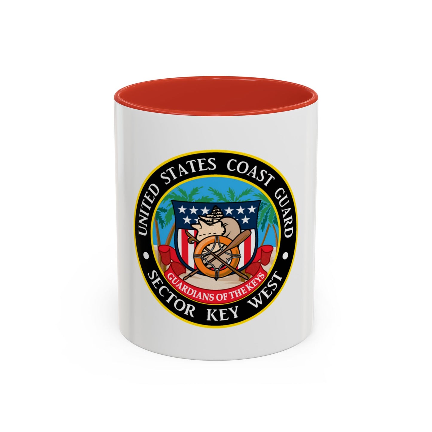 USCG Sector Key West (U.S. Coast Guard) Accent Coffee Mug
