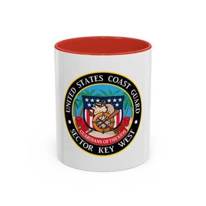 USCG Sector Key West (U.S. Coast Guard) Accent Coffee Mug