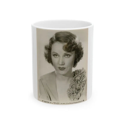 Fay Wray #134 (Vintage Female Icon) White Coffee Mug-11oz-Go Mug Yourself