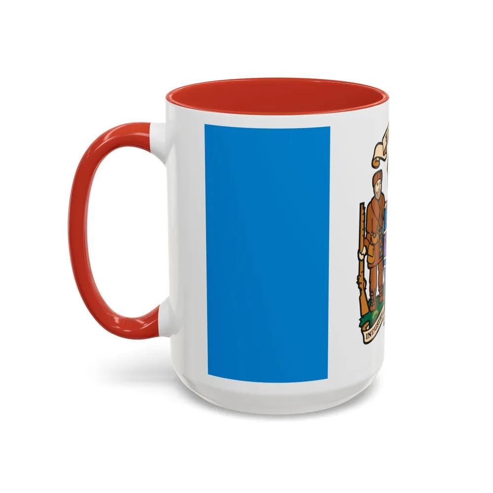 Flag of Edmonton Canada - Accent Coffee Mug-Go Mug Yourself