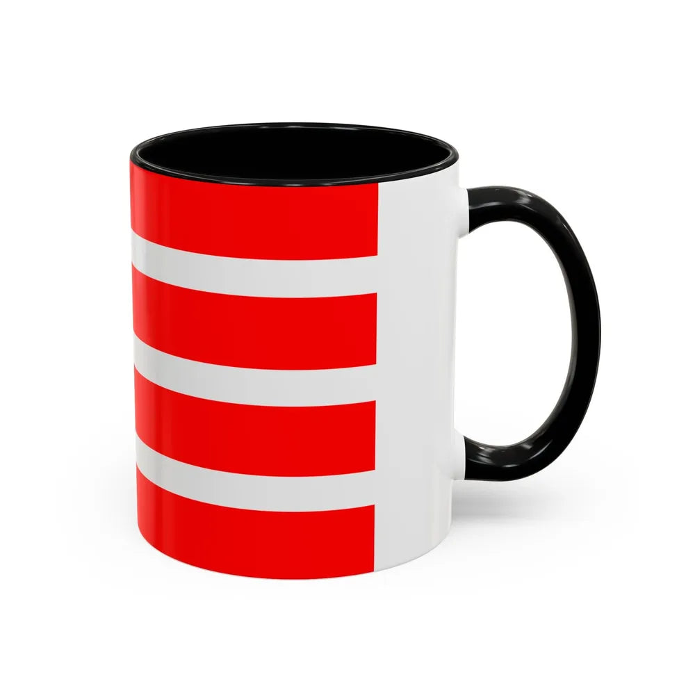 Flag of Dithmarschen Germany - Accent Coffee Mug-Go Mug Yourself