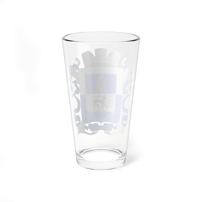 Mariehamn coat of arms 1881 (Finland) (Coat of Arms) Pint Glass 16oz