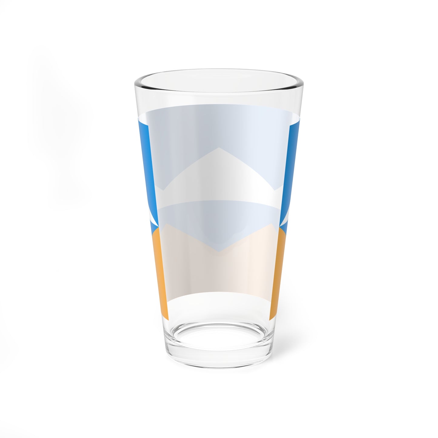 Flag of Satka Chelyabinsk oblast (Russia) Pint Glass 16oz