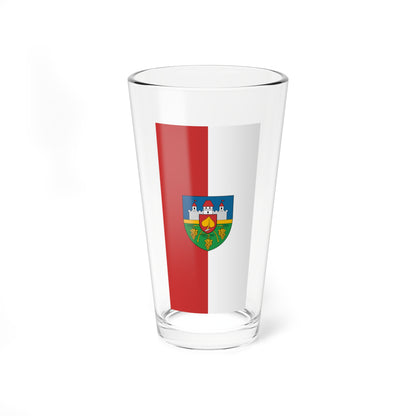 Flag of Gyulakeszi vertical (Hungary) Pint Glass 16oz