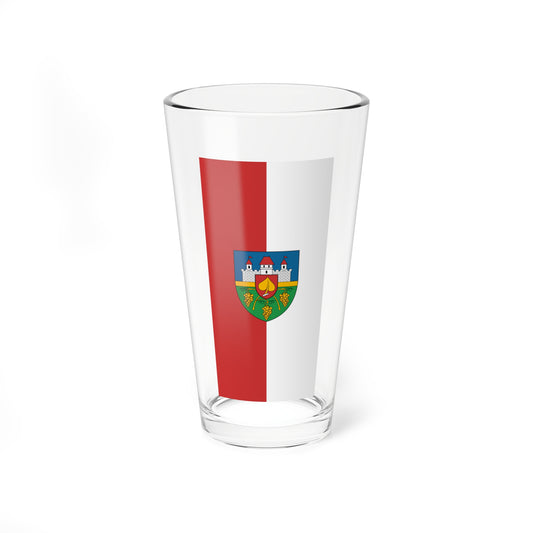 Flag of Gyulakeszi vertical (Hungary) Pint Glass 16oz