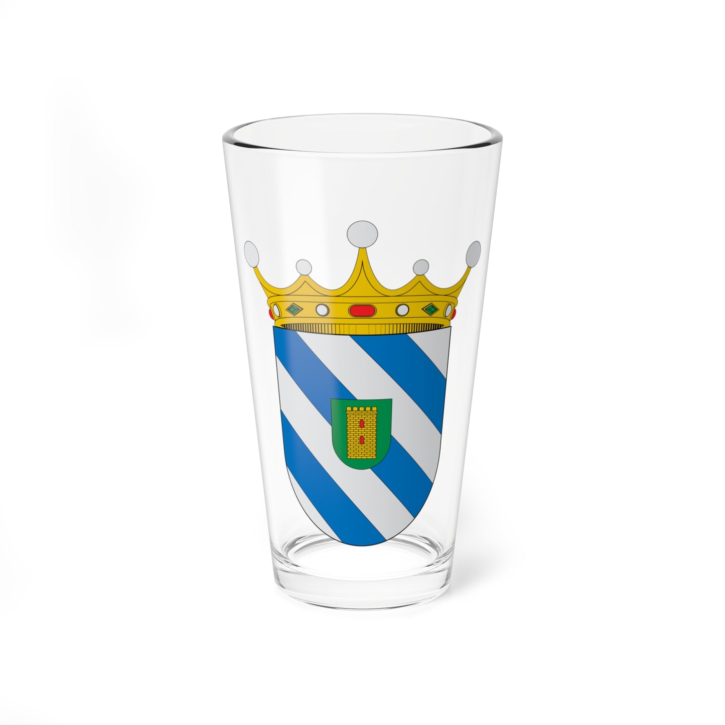 Escudo de Biota-Zaragoza (Spain) (Coat of Arms) Pint Glass 16oz