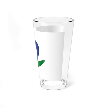 Flag of Akiruno Tokyo (Japan) Pint Glass 16oz
