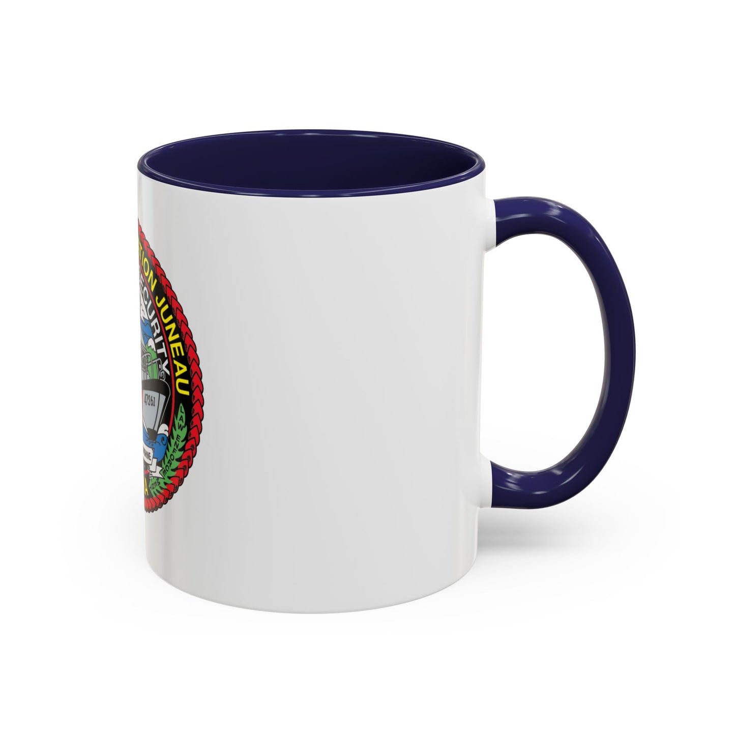 USCG Station Juneau Alaska   Homeland Security (U.S. Coast Guard) Accent Coffee Mug