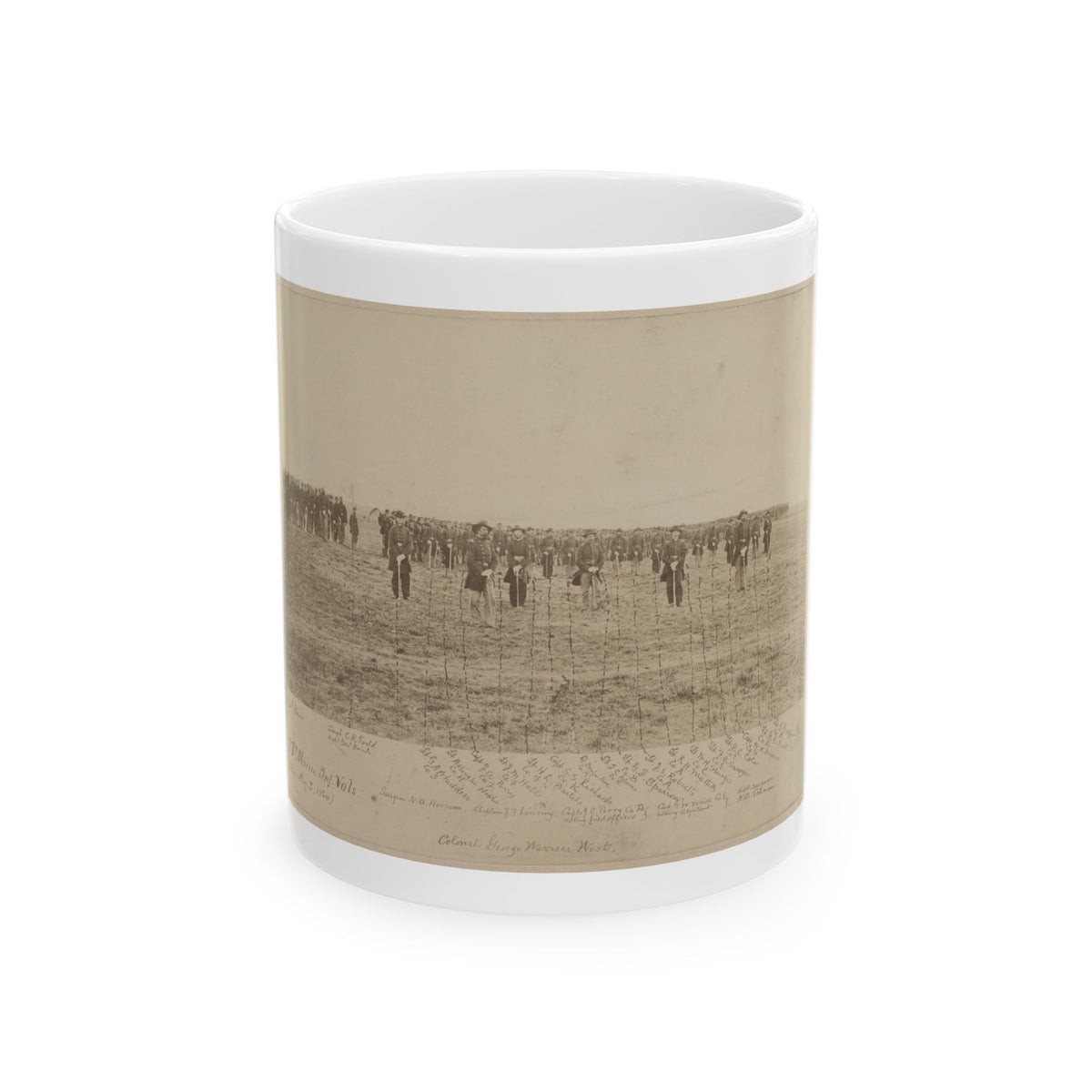 17th Maine Inf. Vols. (U.S. Civil War) White Coffee Mug
