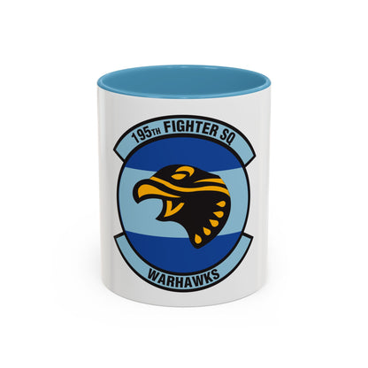 195 Fighter Squadron (U.S. Air Force) Accent Coffee Mug