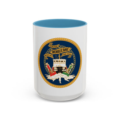 USCGC Mobile Bay WTGB 103 (U.S. Coast Guard) Accent Coffee Mug