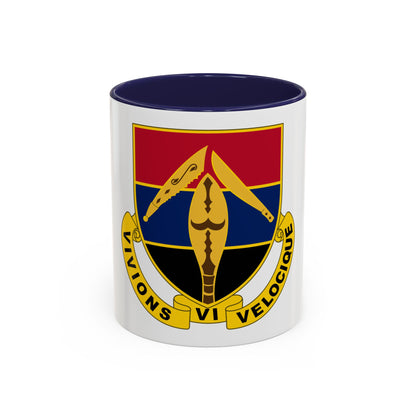 351 Armored Field Artillery Battalion (U.S. Army) Accent Coffee Mug