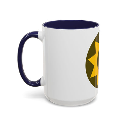 Pacific Coastal Frontier (U.S. Army) Accent Coffee Mug