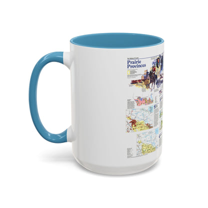 Canada - Prairie Provinces 2 (1995) (Map) Accent Coffee Mug