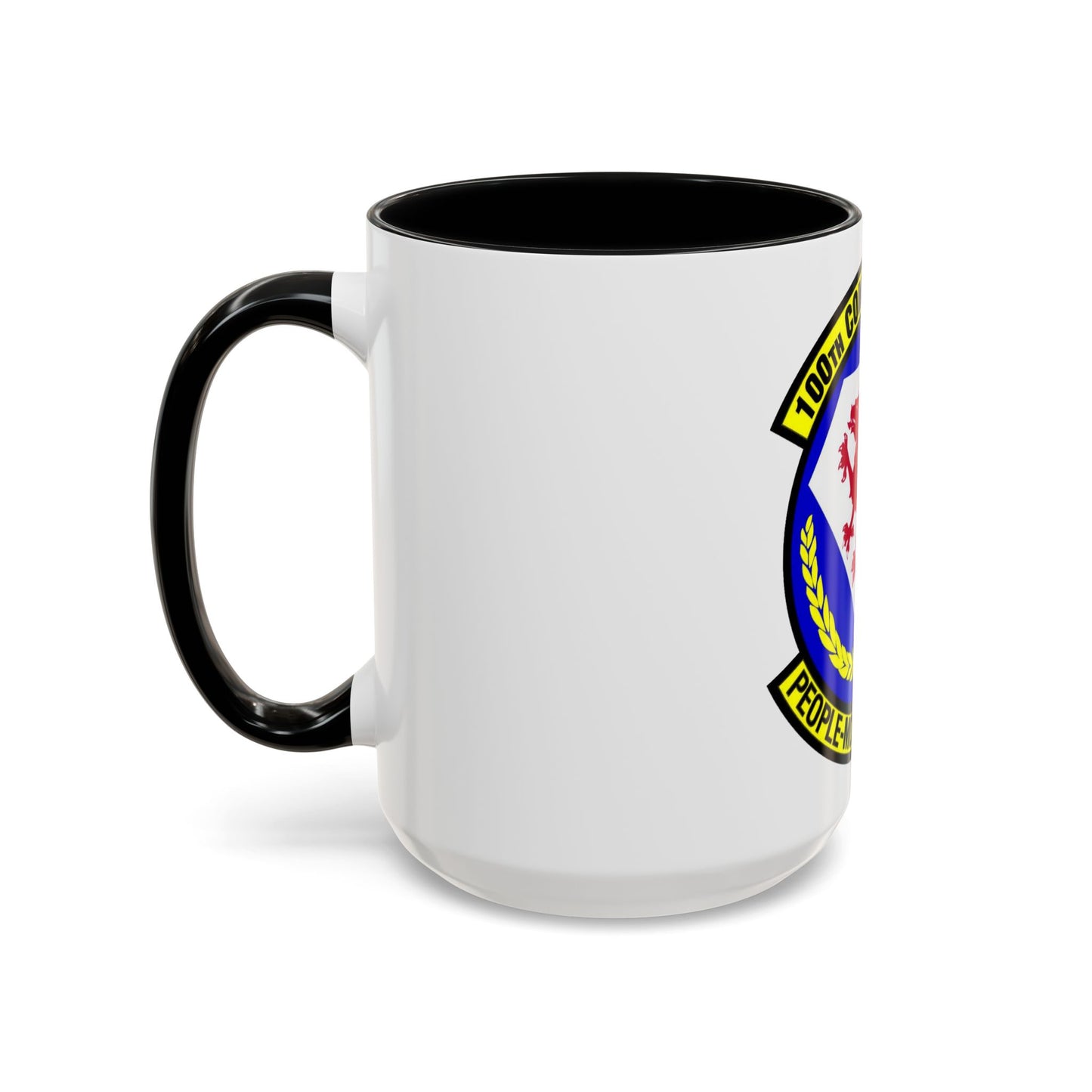 100 Comptroller Squadron USAFE (U.S. Air Force) Accent Coffee Mug