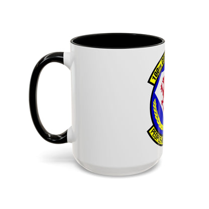 100 Comptroller Squadron USAFE (U.S. Air Force) Accent Coffee Mug