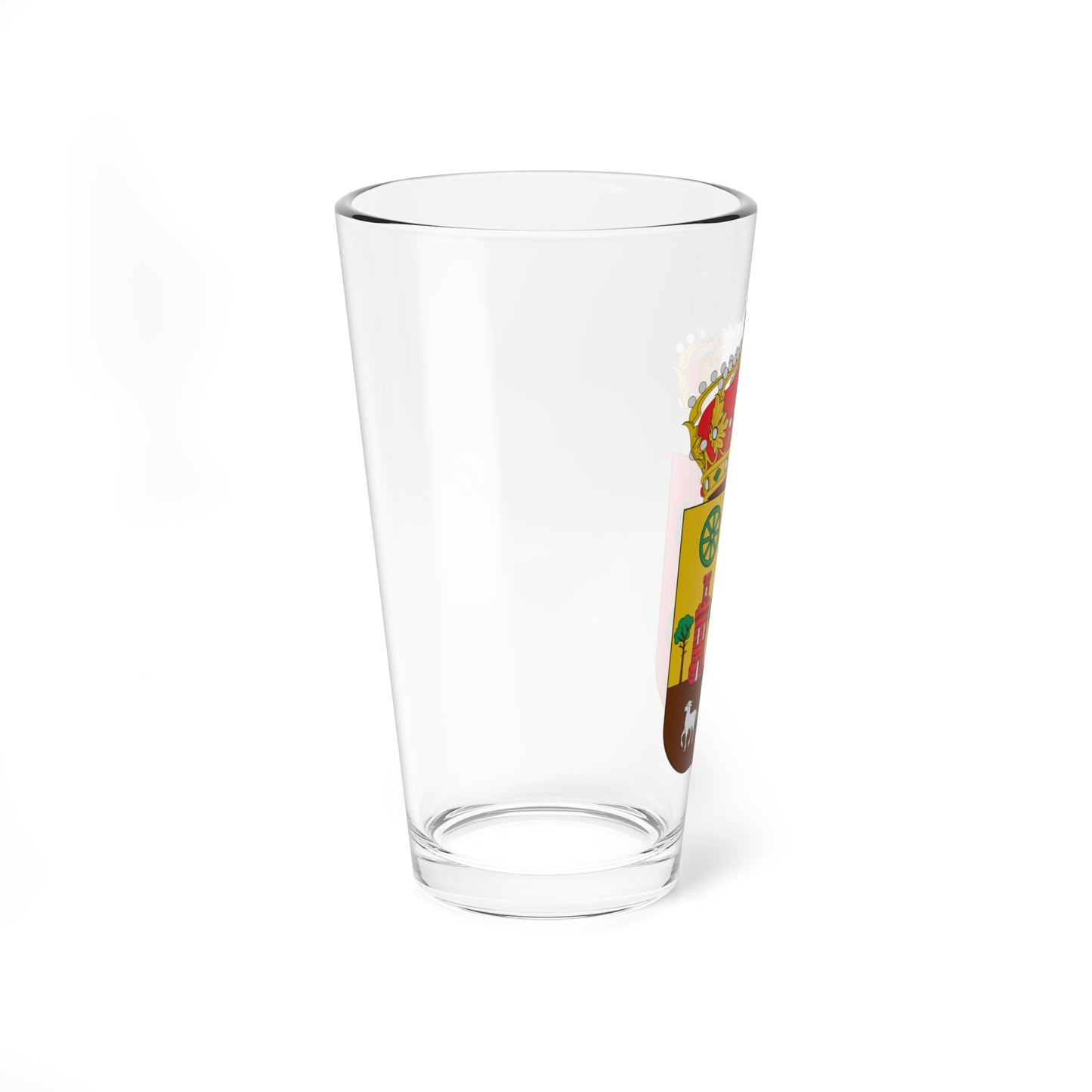 Escudo de Palacios de la Sierra (Spain) (Coat of Arms) Pint Glass 16oz