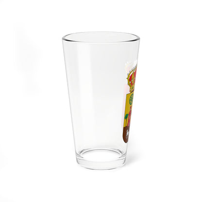 Escudo de Palacios de la Sierra (Spain) (Coat of Arms) Pint Glass 16oz