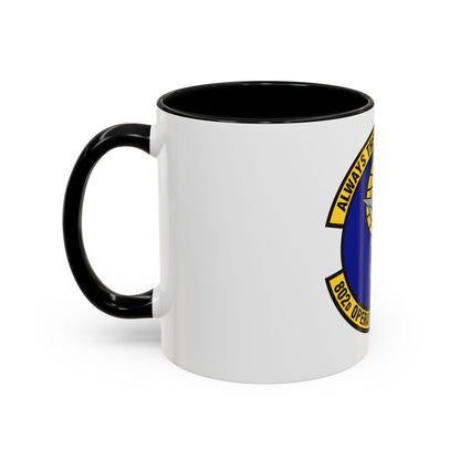 802d Operations Support Squadron (U.S. Air Force) Accent Coffee Mug