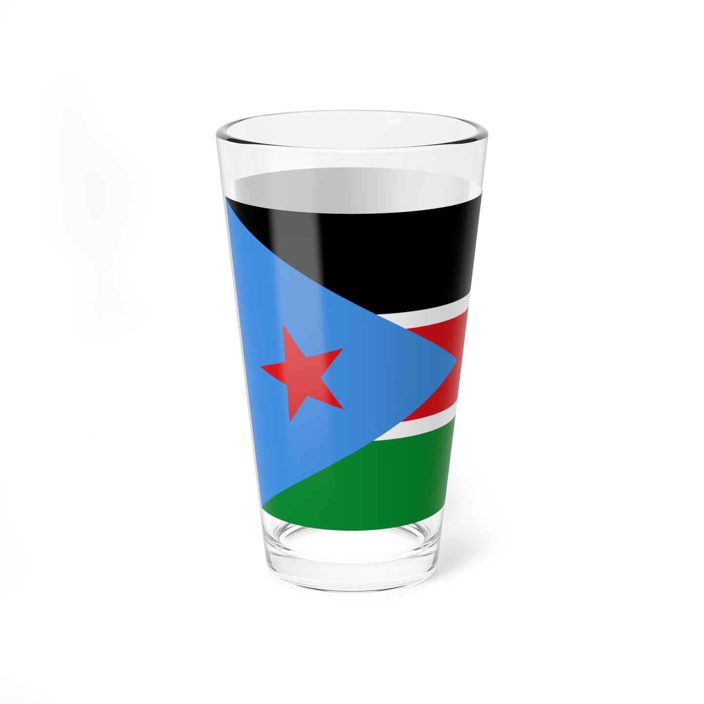 Flag of Sudan Peoples Liberation Movement (South Sudan) Pint Glass 16oz