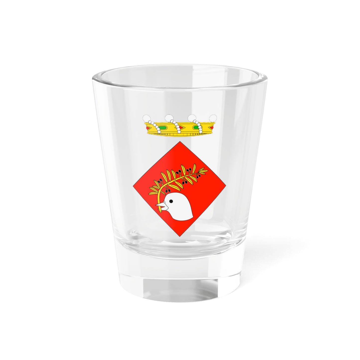 Escut dArbeca (Spain) (Coat of Arms) Shot Glass 1.5oz