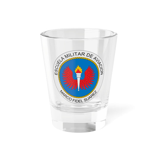Escudo Escuela de Aviacion MFS (Colombia) (Coat of Arms) Shot Glass 1.5oz