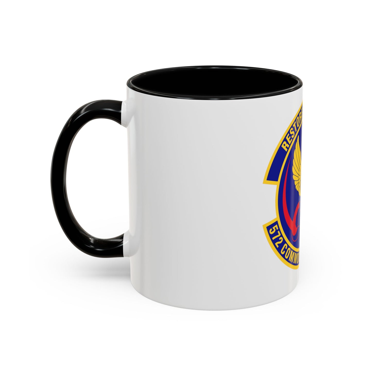 572d Commodities Maintenance Squadron (U.S. Air Force) Accent Coffee Mug