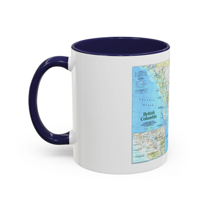Canada - British Columbia 1 (1992) (Map) Accent Coffee Mug