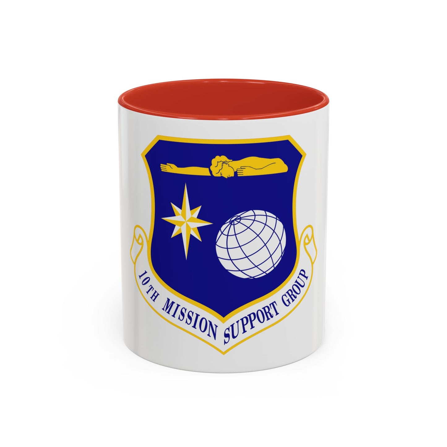 10th Mission Support Group (U.S. Air Force) Accent Coffee Mug