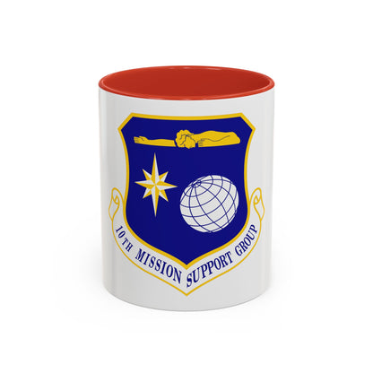 10th Mission Support Group (U.S. Air Force) Accent Coffee Mug