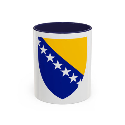 Coat of arms of Bosnia and Herzegovina - Accent Coffee Mug