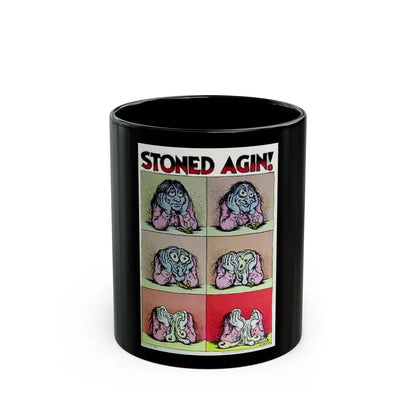 stoned again (Music Poster) Black Coffee Mug-11oz-Go Mug Yourself