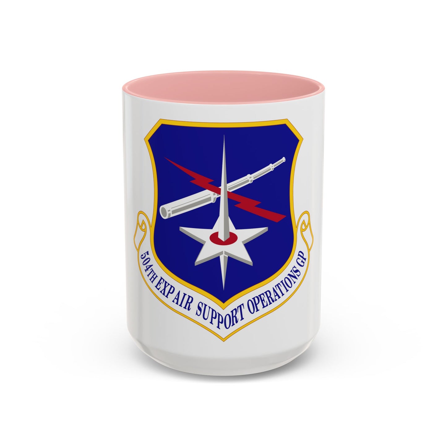 504th Expeditionary Air Support Operations Group (U.S. Air Force) Accent Coffee Mug
