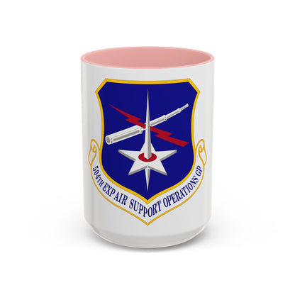 504th Expeditionary Air Support Operations Group (U.S. Air Force) Accent Coffee Mug