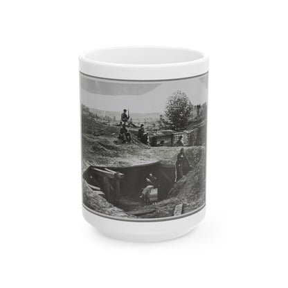 A Bomb-Proof In Front Of Atlanta, Ga. (U.S. Civil War) White Coffee Mug