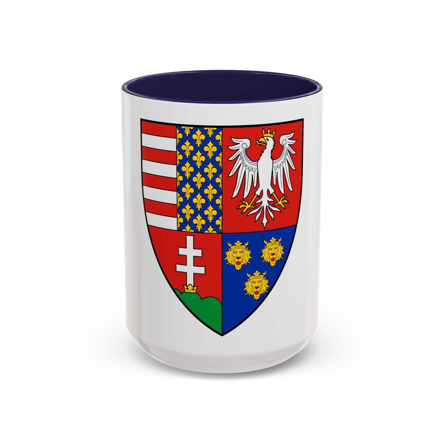 Coat of arms of Louis I of Hungary (1370) - Accent Coffee Mug