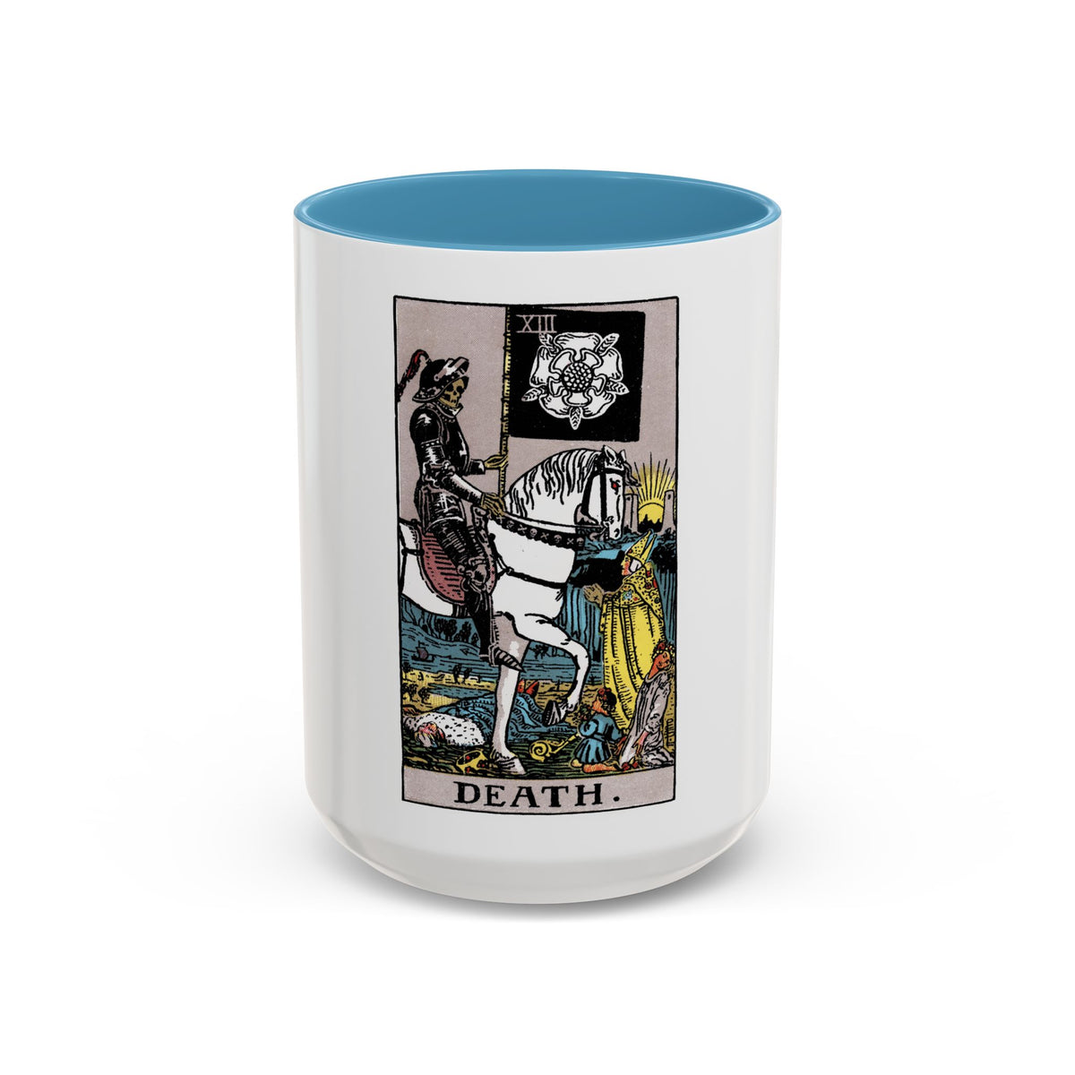 Death (Tarot Card) Accent Coffee Mug