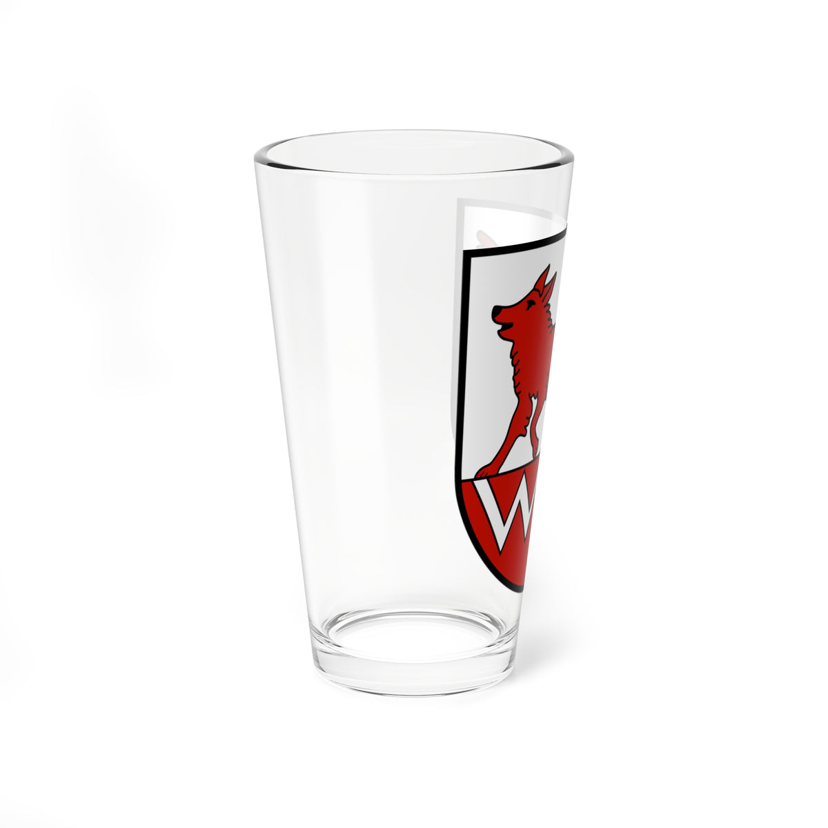 Wolfwil-blason (Switzerland) (Coat of Arms) Pint Glass 16oz