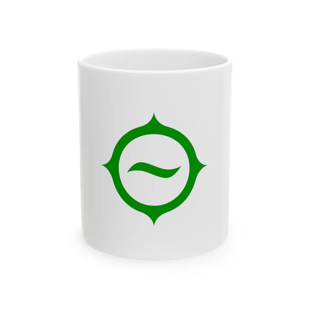 Flag of Hino Tokyo Japan - White Coffee Mug-11oz-Go Mug Yourself