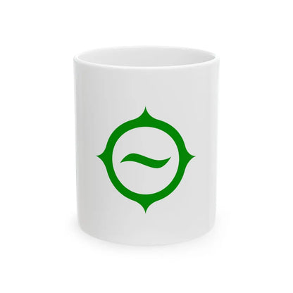 Flag of Hino Tokyo Japan - White Coffee Mug-11oz-Go Mug Yourself