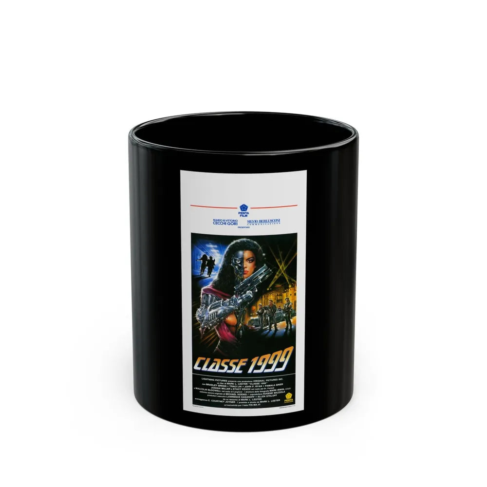 CLASS OF 1999 (ITALIAN) 1990 Movie Poster - Black Coffee Mug-11oz-Go Mug Yourself