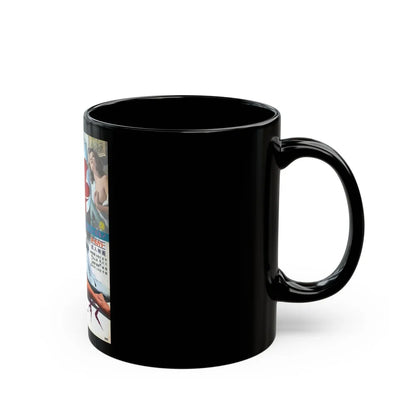 BEDS FROM A PETAL 1972 Movie Poster - Black Coffee Mug-Go Mug Yourself