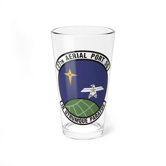 27th Aerial Port Squadron (U.S. Air Force) Pint Glass 16oz-16oz-Go Mug Yourself