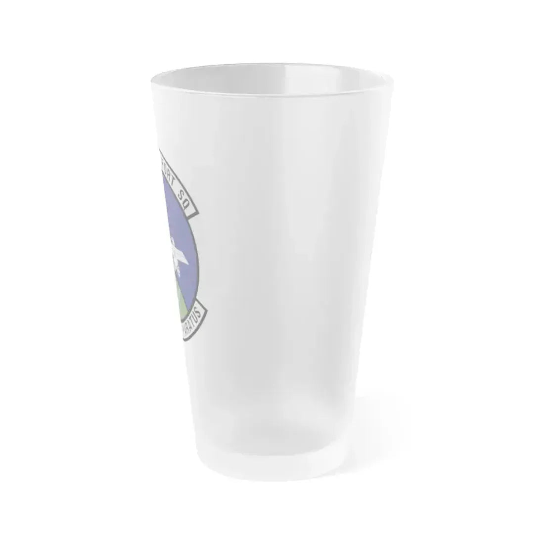 27th Aerial Port Squadron (U.S. Air Force) Frosted Pint Glass 16oz - Go Mug Yourself
