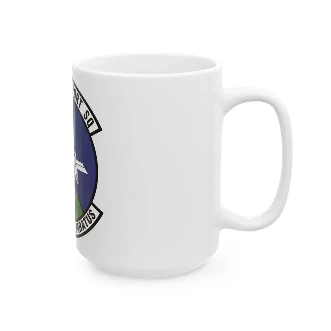 27th Aerial Port Squadron (U.S. Air Force) White Coffee Mug - Go Mug Yourself